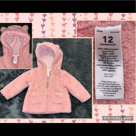 Carter’s Pink Fuzzy Coat *BUY2GET2FREE!* - Picture 3 of 13